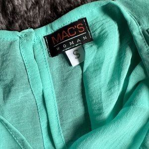 New with tags sheer mint bluse